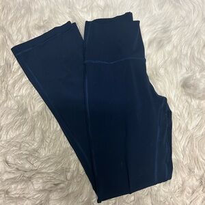 Lululemon Align Mini Flare Extra Short Navy Legging Size 6